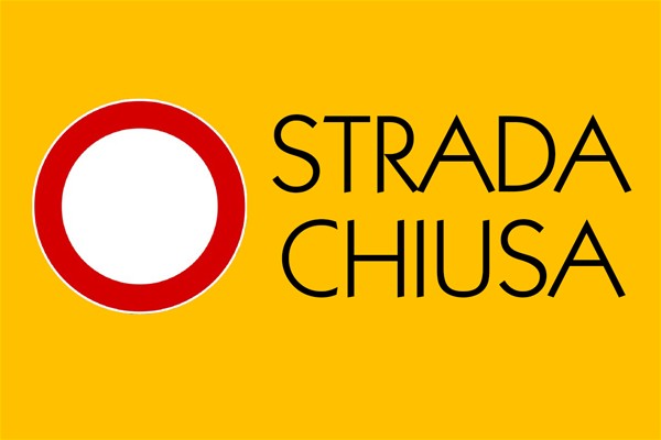 CHIUSURA TRANSITO VEICOLARE E PEDONALE